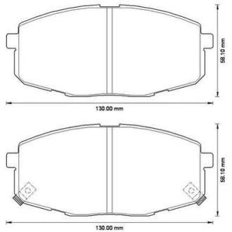 Гальмівні колодки пер. Hyundia i30/KIA C\'eed 02- Jurid 572577J