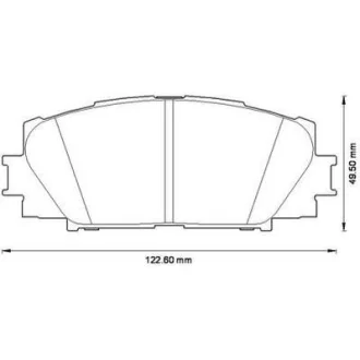 JURID - Гальмівні колодки до дисків Jurid 572578J