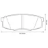 Гальмівні колодки зад. Toyota Land Cruiser 08- (advics) Jurid 572597J (фото 1)