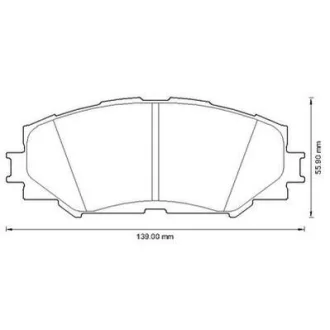 JURID - Гальмівні колодки до дисків Jurid 572598J