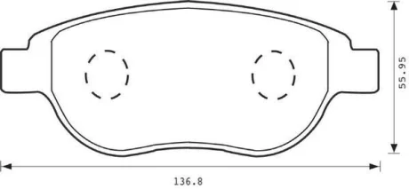 JURID - Гальмівні колодки до дисків Jurid 573031J