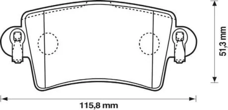 JURID - Гальмівні колодки до дисків Jurid 573055J