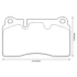 Гальмівні колодки пер. VW Touareg 02- (brembo) Jurid 573296J (фото 1)