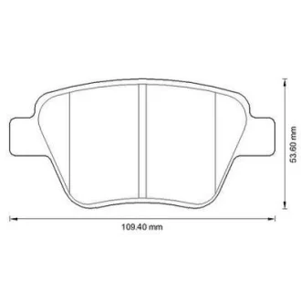 Гальмівні колодки зад. Caddy/Jetta 10-/Golf 09-13 Jurid 573312J