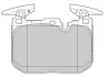 Гальмівні колодки пер. BMW 1 (F20)/3 (F30/F31/F80) 11-19 (Brembo) Jurid 573355J (фото 1)
