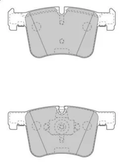 Гальмівні колодки пер. BMW 1/2/3/4/X3/X4 10- Jurid 573432J