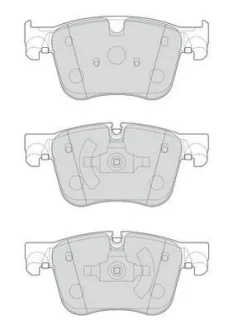 Гальмівні колодки пер. C4 Picasso II/308 II 13- (ATE) Jurid 573621J