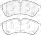 Гальмівні колодки пер. Crafter 16- (CBI) Jurid 573831J (фото 1)