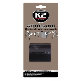 Стрічка клейка високотемпературна для ремонту гумових шлангів Autoband чорна 5 см x 3 м (B3000) K2 K20060
