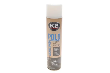 POLO COCKPIT 600ml Поліроль д/панелі (свіжість)(аерозоль) х12 K2 K406FR