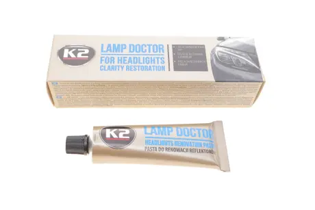 Паста для полірування фар PRO LAMP DOCTOR 60G K2 L3050