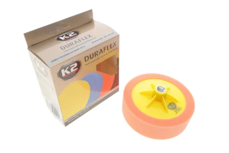 DURAFLEX губка для полірування на липучці оранжева 150 мм х 50 мм х6 NEW K2 L642
