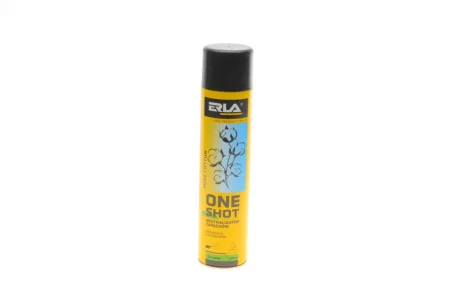 ERLA ONE SHOT нейтралізатор запаху та освіжувач бавовна апельсин 600 ml (аерозоль) х12 NEW K2 R421