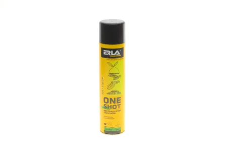ERLA ONE SHOT нейтралізатор запаху та освіжувач лимон 600 ml (аерозоль) х12 NEW K2 R424