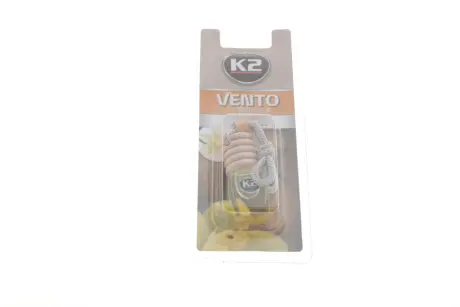 Ароматизатор автомобільний повітря ваніль блістер VINCI VENTO VANILLA 8ML K2 V457