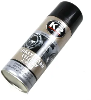 Засіб для змащення (білий літієвий) / PRO WHITE GREASE PTFE 400ML K2 W121