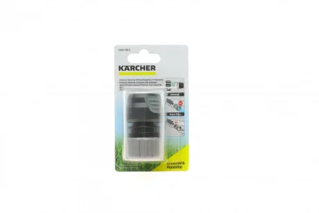 Конектор універсальний для шлангів Plus 1/2"-5/8"-3/4" (з преміум аквастопом) KAERCHER Kaercher 2.645-196.0