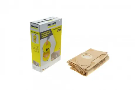Фильтр-мешки бумажные WD 2.200 (5шт) KAERCHER Kaercher 6.904-322.0