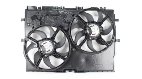 Вентилятор охолодження радіатора (з дифузором, 2 вентилятори) Fiat Ducato (06-) МКПП OTO RADYATOR Kale 348490