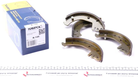 Колодки гальмівні (задні) VW Seat Ibiza 15-/Skoda Favorit 98-97 (барабані))) (200x31) KAMPOL K-126