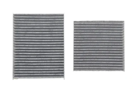 Фільтр салону Citroen C3 09-/C4 Cactus/Peugeot 2008 13-/207 06-15/208 12- (к-кт 2шт.) (вугільний) PARTS KAVO FCA-10184C