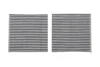 Фільтр салону BMW X3 (F25) 10-/X4 (F26) 14-18 (к-кт 2шт.) (вугільний))) PARTS KAVO FCA-10284C (фото 1)