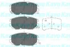 Колодки гальмівні (передні) Hyundai Tucson 04-/Sonata 05-10/Grandeur 05-/Kia Opirus 06- (131.5x56) PARTS KAVO KBP-3020 (фото 1)