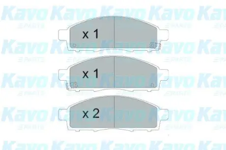 Колодки гальмівні (передні) Nissan NV200 10- PARTS KAVO KBP-6599