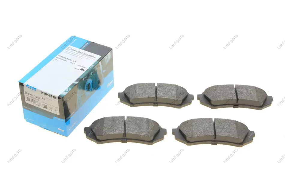 Колодки гальмівні (задні) Toyota Land Cruiser 100 98-07/Lexus LX II 98-08 PARTS KAVO KBP-9118 (фото 1)