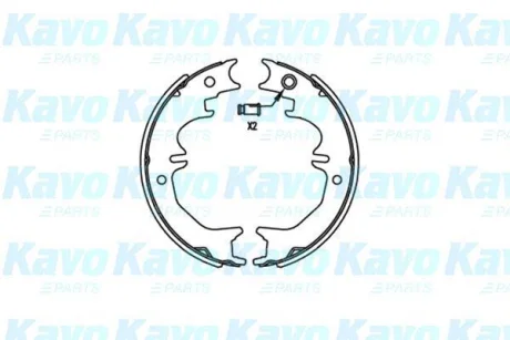 Колодки ручника Toyota Land Cruiser 95- (210x45) PARTS KAVO KBS-9922