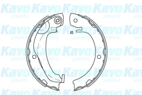 Колодки ручника Toyota Corolla 04-09 (180x32) PARTS KAVO KBS-9924