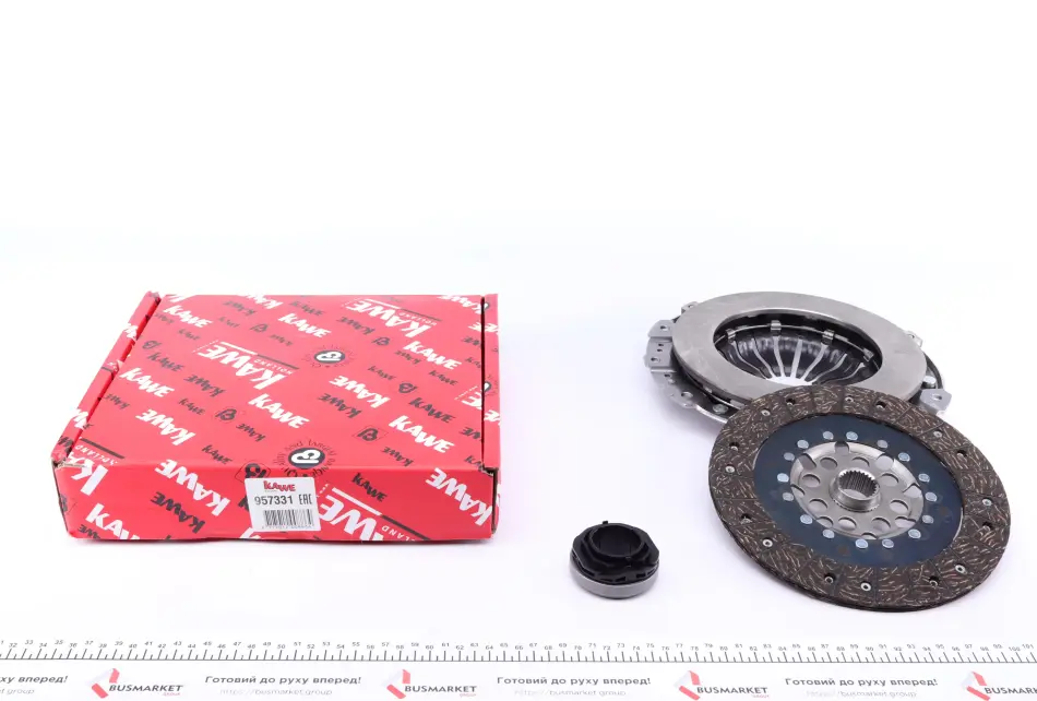 Комплект зчеплення DB W124 2.3 89- (d=228mm) (+вижимний) KAWE 957331 (фото 1)
