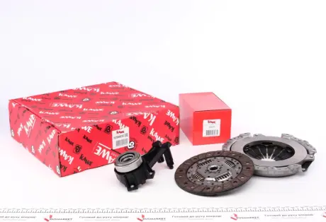 Комплект зчеплення Ford Fiesta 95-08 (d=190mm) (+вижимний))) KAWE 962840CSC