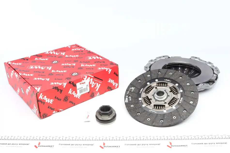 Комплект зчеплення Nissan Pathfinder 2.5 dCi 05- (d=250mm) (+вижимний))) KAWE 962910 (фото 1)