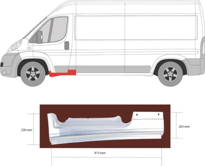 Ремчастина металева KLOKKERHOLM FP 2097 041