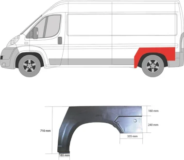 Ремчастина металева KLOKKERHOLM FP 2097 593