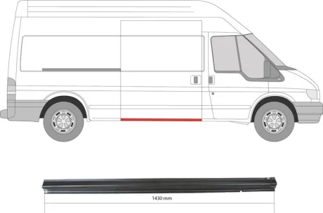 Ремчастина металева KLOKKERHOLM FP 2509 006