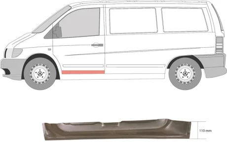 Ремчастина металева KLOKKERHOLM FP 3541 131