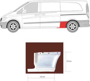 Ремчастина металева KLOKKERHOLM FP 3542 563