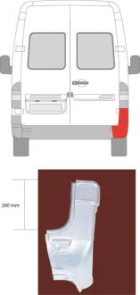 Ремчастина металева KLOKKERHOLM FP 3546 682