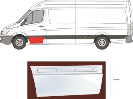 Ремчастина металева KLOKKERHOLM FP 3547 123