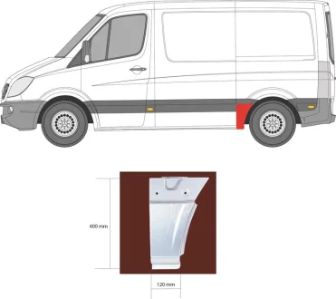 Ремчастина металева KLOKKERHOLM FP 3547 563
