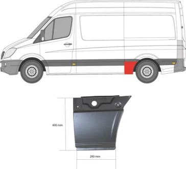 Ремчастина металева KLOKKERHOLM FP 3547 565