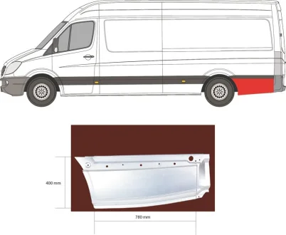 Ремчастина металева KLOKKERHOLM FP 3547 601