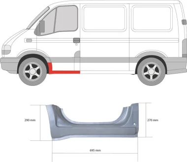 Ремчастина металева KLOKKERHOLM FP 5088 041