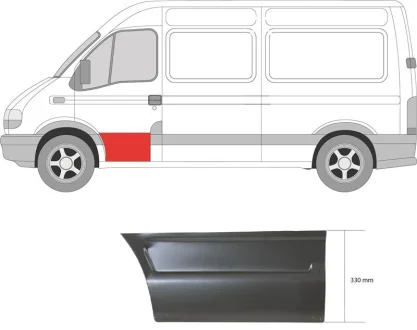 Ремчастина металева KLOKKERHOLM FP 5088 121