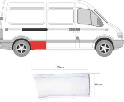 Ремчастина металева KLOKKERHOLM FP 6065 564