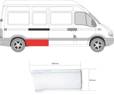 Ремчастина металева KLOKKERHOLM FP 6065 566