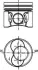 A_Поршень, комплект VW/SKODA/SEAT Golf,Caddy,Jetta,Touran,Passat 1,9TDI 1-2 цил. 04- =&quot;&quot; KOLBENSCHMIDT 40421600 (фото 1)