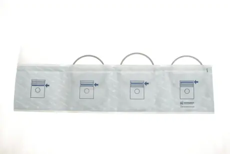 Кільця поршневі, комплект на 1 циліндр MB OM364/OM366 ="" KOLBENSCHMIDT 800019212000